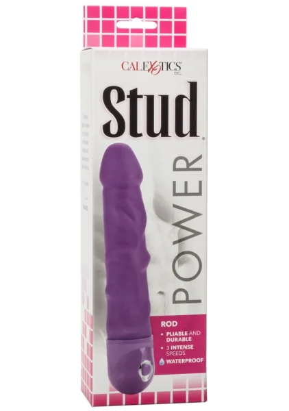 Waterproof Power Stud Rod Dong - Purple