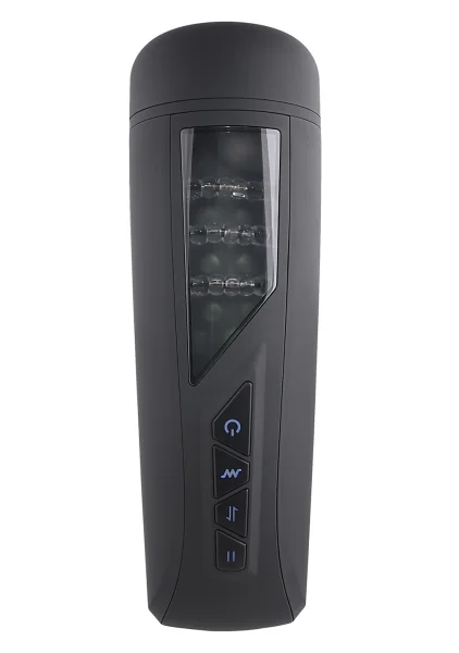 Playboy Pleasure Pursuit Of Pleasure Rechargeable Textured Vibrating Penis Stroker