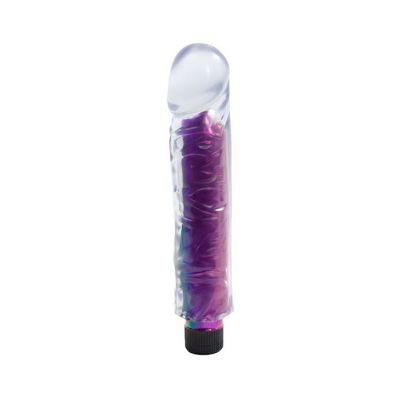 Crystal Jellies 7 Inch Sleeve With Vibe Clear iridescent