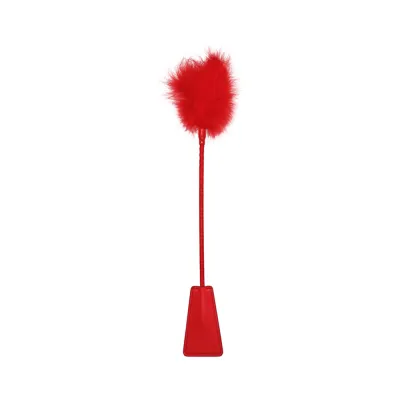 Ouch Crop With Feather Red