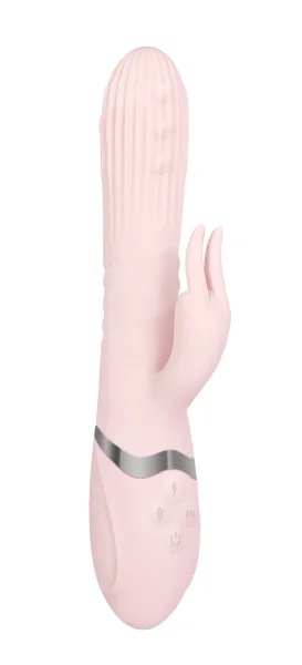 Eve's Thrusting Rabbit With Orgasmic Beads Orgasmic Beads - Pink