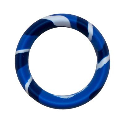 Major Dick Commando Cock Ring Blue Camo 1 5 inches