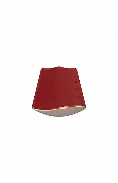 Rotating & Vibrating Clitoral Stimulator - Dazzling - Red