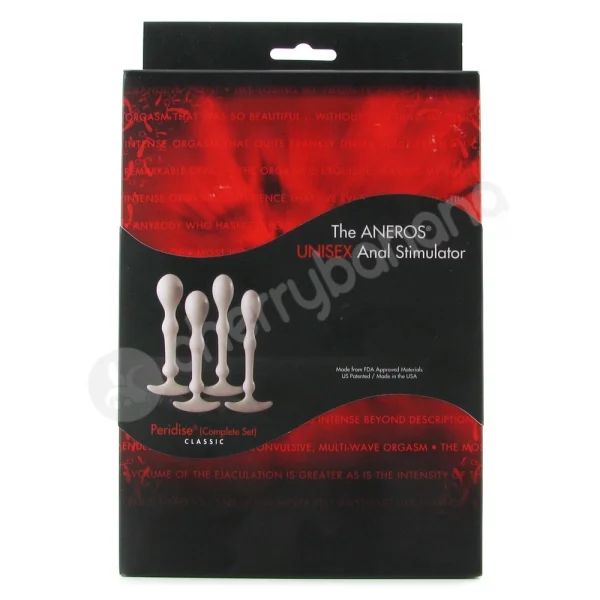 Peridise White Butt Plugs 4 Pack