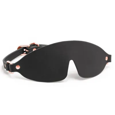 Black Rose Gold Couture Blind Fold