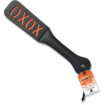 The 9 s Orange Is The New Black Slap Paddle XOXO Black Paddle