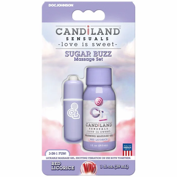 Candiland Sugar Buzz Massage Set Licorice