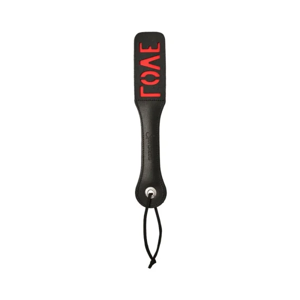 12" Leather Love Impression Paddle