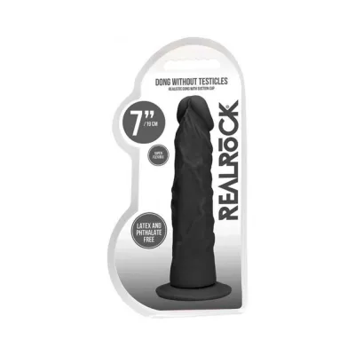 Real Rock Realistic Dildo 7 17 Cm Chocolate