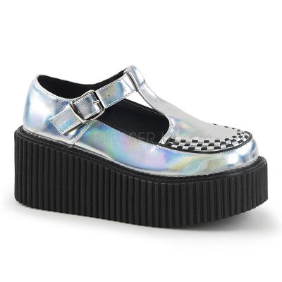 3 inches P F T Strap Creeper w Side Cutout Buckle Detail