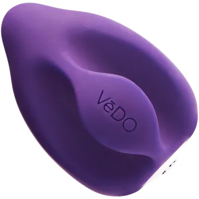 YUMI Rechargeable Silicone Clitoral Finger Vibrator by VeDO Purple