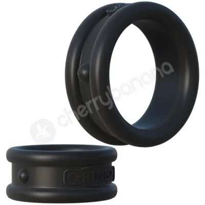 Fantasy C ringz Max Width Silicone Black Large Small Cock Rings