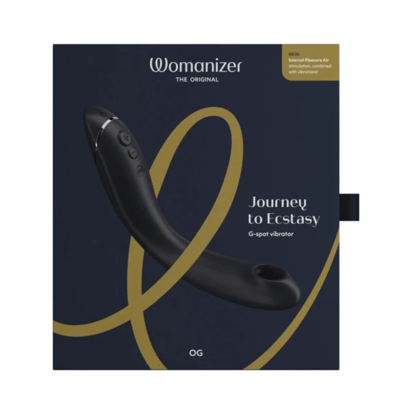 Clitoral Stimulation:  Womanizer Og G-spot Pleasure Air Stimulator Dark Grey