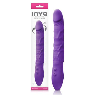 INYA Petite Twister Purple 23 cm USB Rechargeable Roating Vibrator