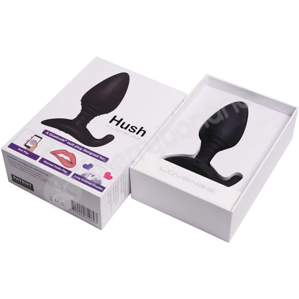 Lovense Hush 1.75" Wide App Controlled Vibrating Butt Plug