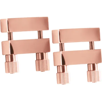 Bound Adjustable V1 Nipple Clamps By NS Novelties Rose Gold