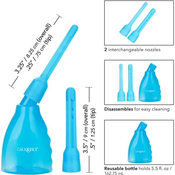 Ultimate Douche Hygienic Cleaning System by CalExotics - Blue — image 5 of 18