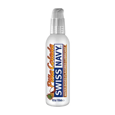 Swiss Navy Water Base Flavored Lubricant Pina Colada 4oz 118ml 118ml