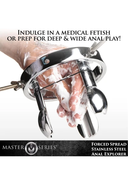 Forced Spread Stainless Steel Anal Explorer — image 23 of 24