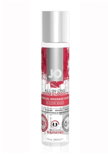 System Jo All-in-One Warming Massage Silicone-Based Lube | 1oz