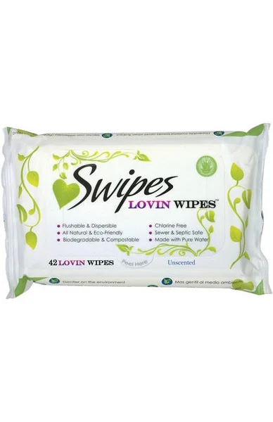 Swipes lovin wipes - unscented 42 pack