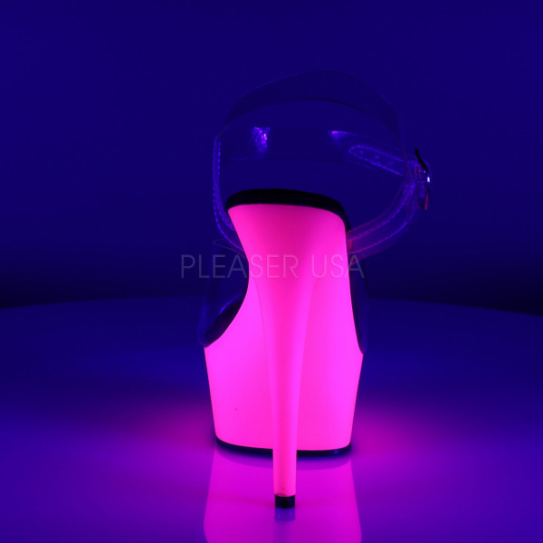 DELIGHT-608UV - 6" Stiletto Heel Ankle Strap UV PF Sanda — image 4 of 4