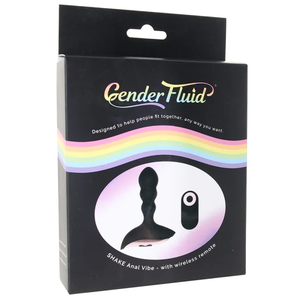 Gender Fluid Shake Remote Anal Vibe
