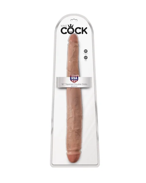 King Cock 16 Inch Tapered Double Dildo - 16 Inch