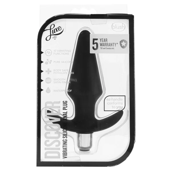 Luxe Discover Butt Plug Black