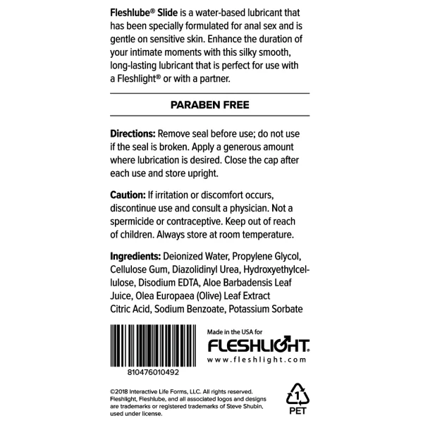 Fleshlight - Fleshlube - Water