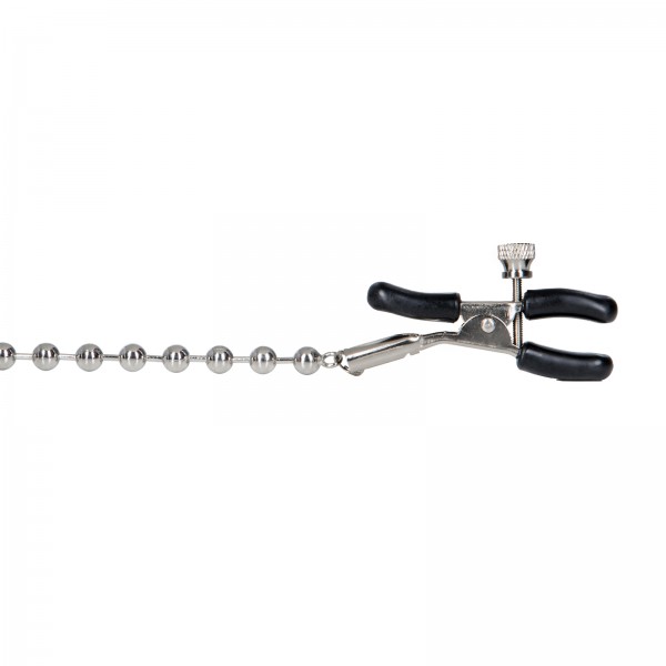 Silver Beaded Nipple Clamps