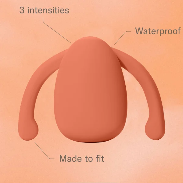 Fin Silicone Rechargeable Finger Vibrator by Dame - Citrus
