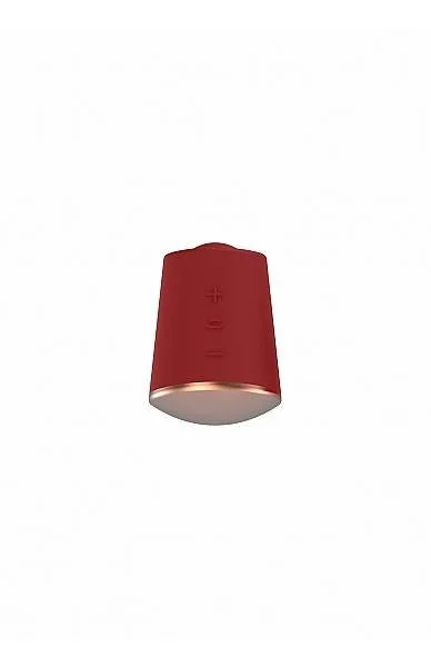Rotating & Vibrating Clitoral Stimulator - Dazzling - Red
