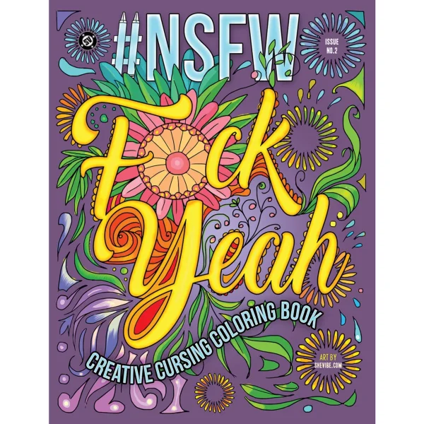 #NSFW Creative Cursing Coloring Book - Illustrated by Alex Kotkin