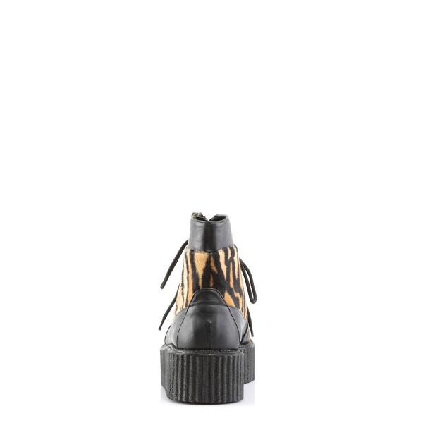 2 inches PF Lace-Up Creeper Bootie w/Exposed Zipper Detail — image 4 of 4
