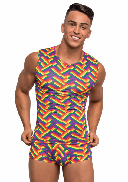 Fitness Tank-Print-Small - Kinki Men