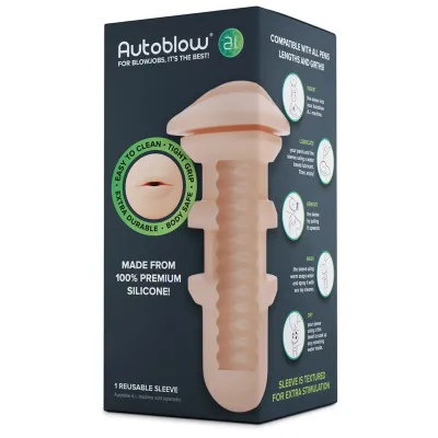 Autoblow A I Silicone Mouth Sleeve White