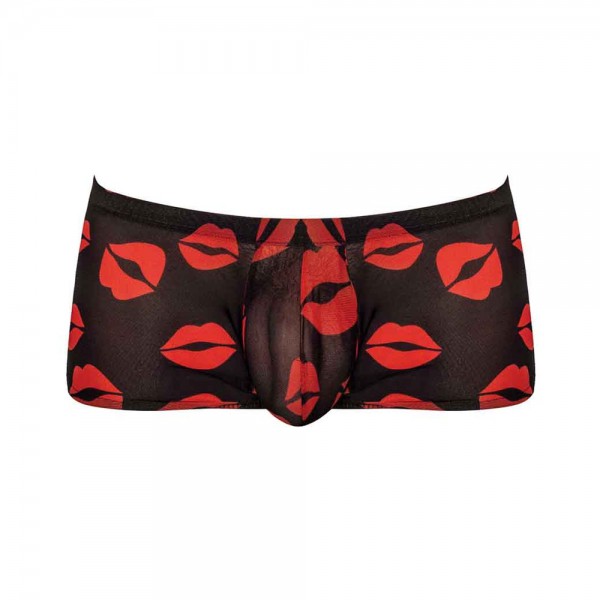 Male Power Kiss Me Mini Short Sheer Lips Large — image 4 of 12