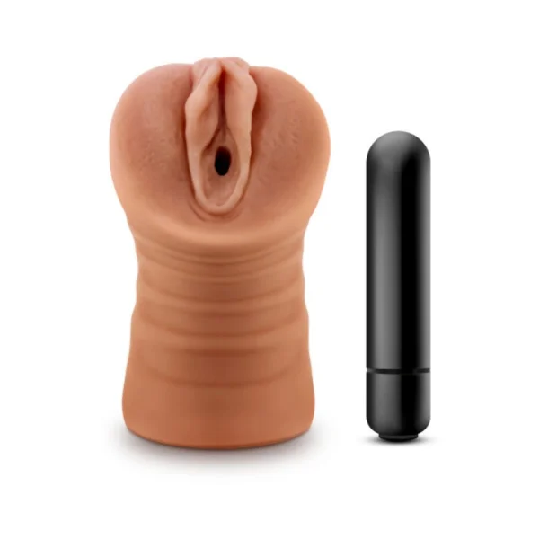 M For Men Julieta Mocha Tan Vagina Stroker — image 7 of 16