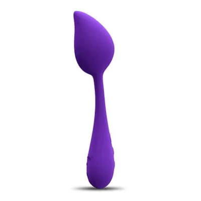 Leaf Bloom Vibrator Purple 6 5 Inches