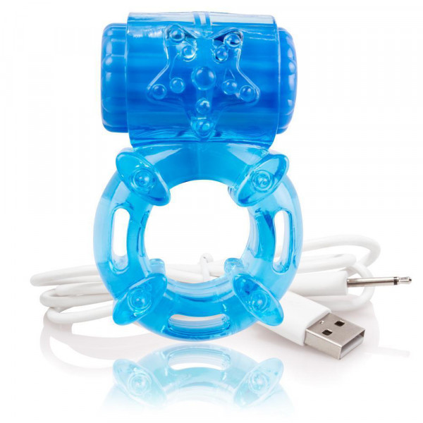 Charged Big O Cock Ring - Blue — image 6 of 25