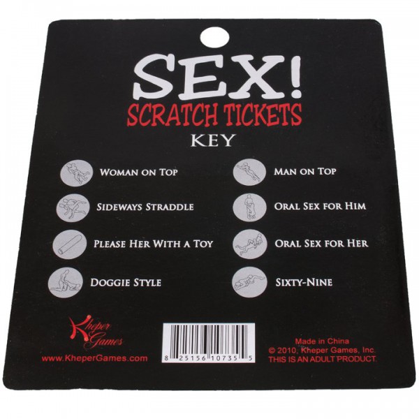 Sex Scratch Cards