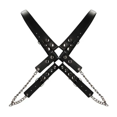 Ouch Chain Harness OS Black