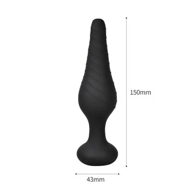 Amore Downward Spiral Remote Vibrating Butt Plug