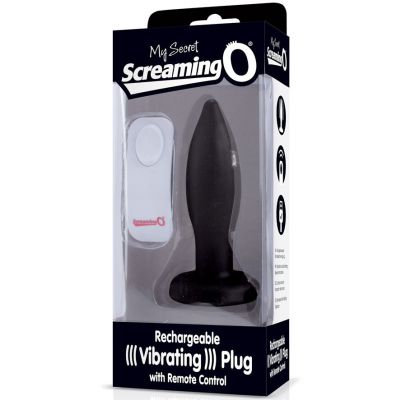 My Secret Remote Vibrating Plug Black Single