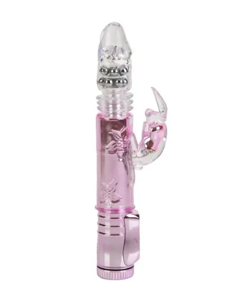 Thrusting Orgasm Thrusting Bunny - Pink - 10.7 Inch