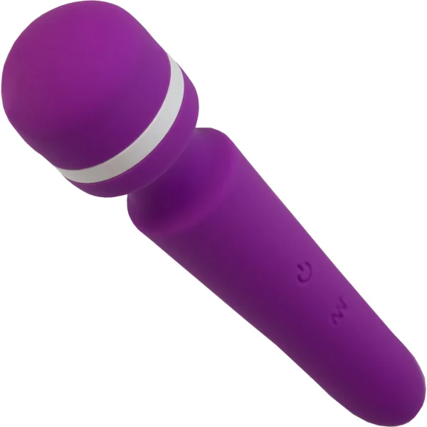 Wonderlust Destiny Silicone Rechargeable Wand Massager - Purple — image 4 of 7