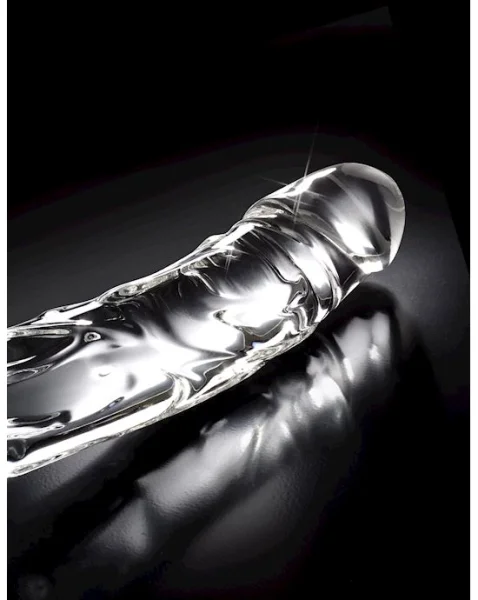 Icicles Glass Tapered Teaser - Clear - 6.5 Inch