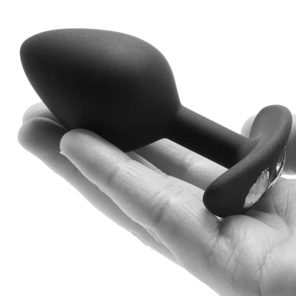 OUCH! Large Diamond Butt Plug With Handle