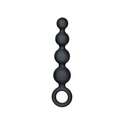 Silicone Booty Beads Black